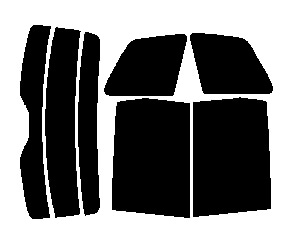 ワーゲン トゥアレグ 7L カット済み カーフィルム 車種別スモーク 7LAXQS 7LAZZS 7LBMVS 7LBHKS 7LBHKS